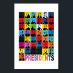 Pôster Presidentes do estilo pop<br><div class="desc">Coloque os nossos presidentes na parede.</div>