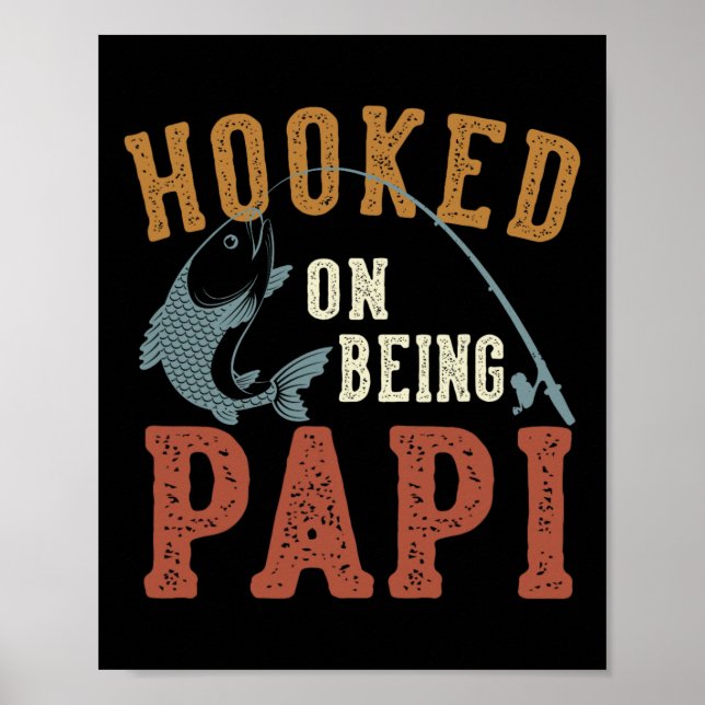 Poster Preso em Ser Papi Dia dos Pais Pescaria Papi  (Frente)