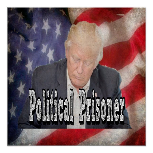 Pôster Preso Político Trump (Frente)