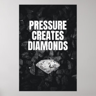 Poster Pressão Cria Ouros - Motivação