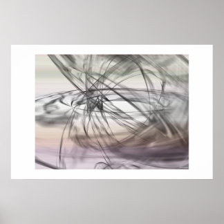 Poster Preto, branco e azul