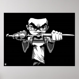 Pôster Preto da espada de Logik