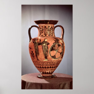 Pôster Preto-figura grega amphora