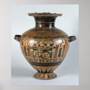 Pôster Preto-figura hydria