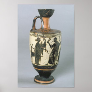 Pôster Preto-figura lekythos do sótão