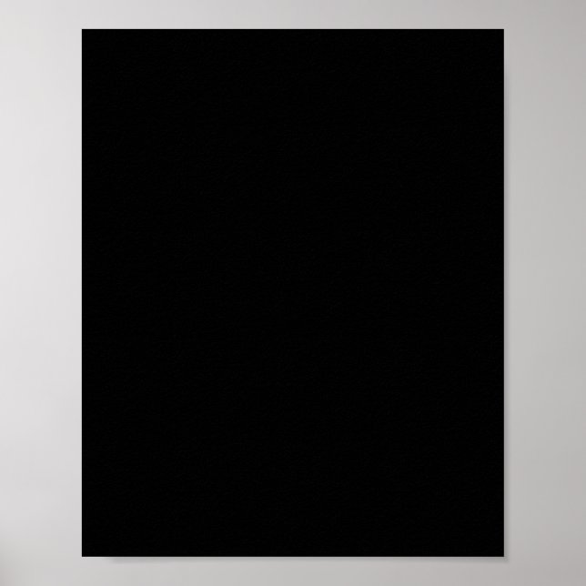 Poster Preto insano (o preto mais negro) PERSONALIZÁVEL (Frente)