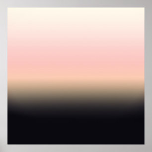 Pôster Preto oxidado bonito para picar o inclinação Omb