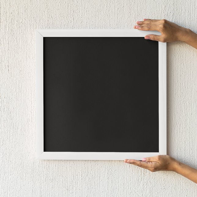 Pôster Preto sólido (Criador carregado)