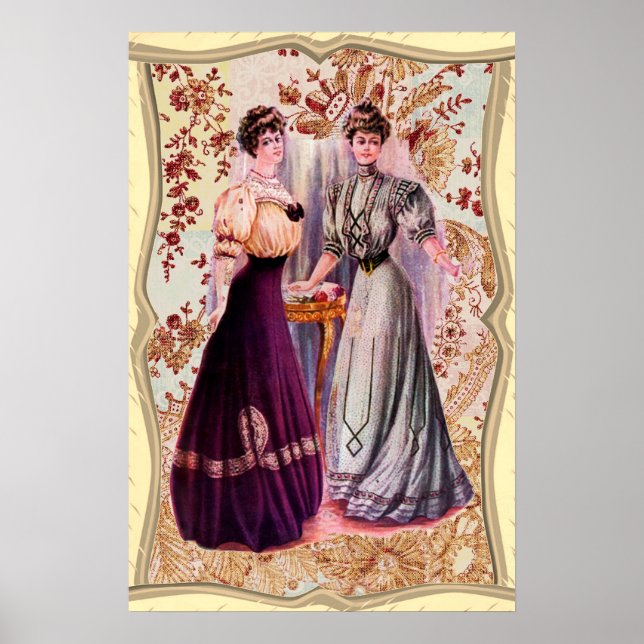 Poster Pretty Edwardian Fashions (Frente)