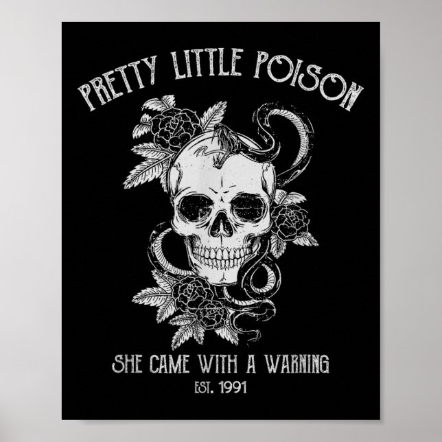 Poster Pretty Little Ison She Came With A Warning  (Frente)