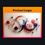 Poster Pretzel Logic<br><div class="desc">Veja esta bela imagem abstrato de várias formas coloridas organizadas em algum tipo de padrão. Eu chamo a esta imagem lógica do pretzel, um título que emprestei de um álbum Steely Dan dos anos 70. Esta imagem ficaria bem em um escritório, sala de estar da família ou quarto. Você pode...</div>