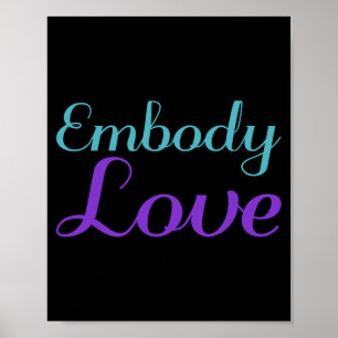 Poster Prevenção Conscientização do Amor Embody Design