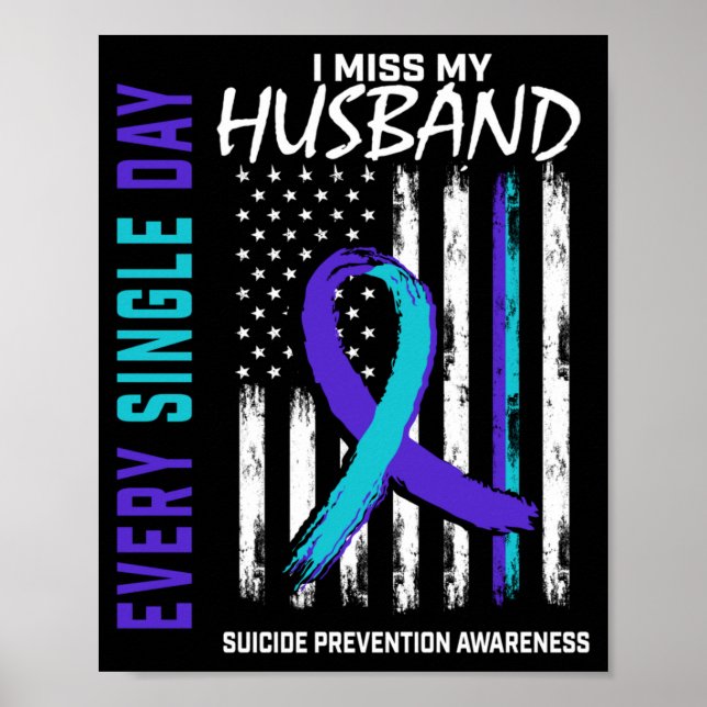 Poster Prevenção Conscientização Marido Americano Perdido (Frente)