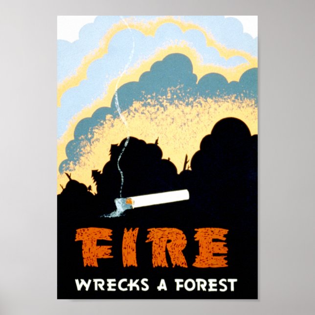 Poster Prevenção de Incêndios Florestais (Frente)