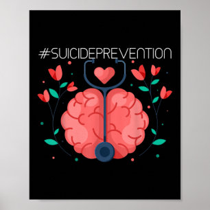Poster Prevenção de Suicídio - Conscientização sobre Saúd