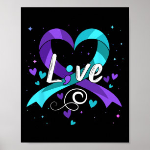 Poster Prevenção do suicídio - Sensibilização para o suic