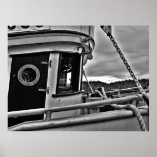 Poster Previsão de embarcações de pesca antigas - Impress