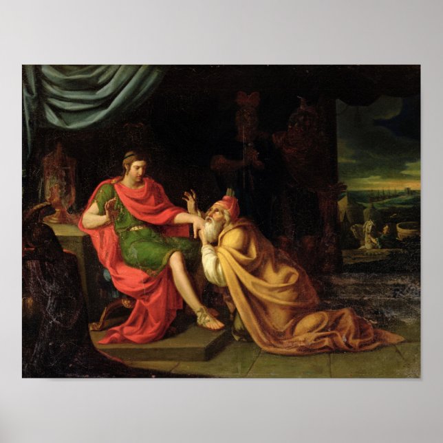 Pôster Priam e Aquiles (Frente)