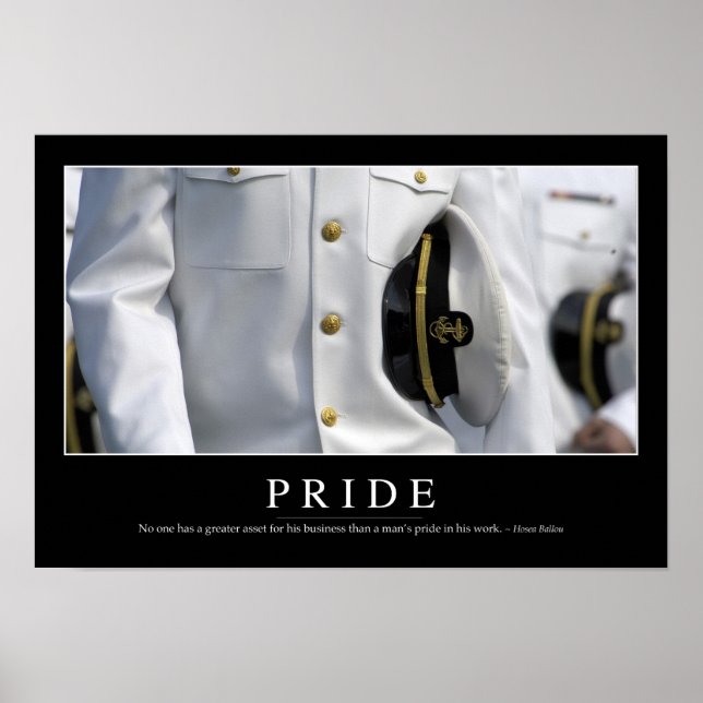 Poster Pride: Inspirational Quote 2 (Frente)