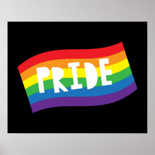 Poster Pride Rainbow Flag
