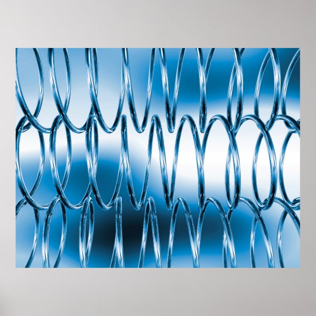 Poster Primavera azul (Frente)