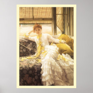 Poster Primavera (beira-mar) por James Tissot, retrato do