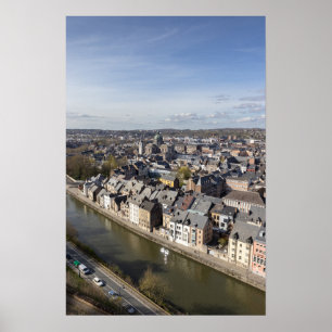 Poster Primavera Cityscape Namur, Bélgica