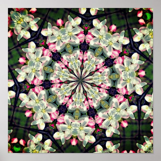 Poster Primavera de bonito brilha Abstrato de velocidade (Frente)