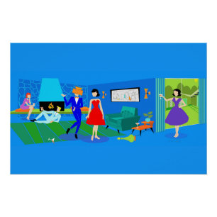 Pôster Primavera de Poster de Palma Atômica