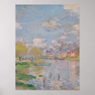 Poster Primavera do Sena por Monet Impressionist