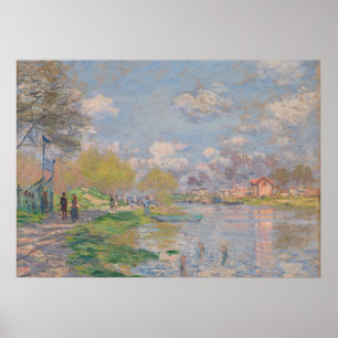 Poster Primavera do Sena por Monet Impressionist