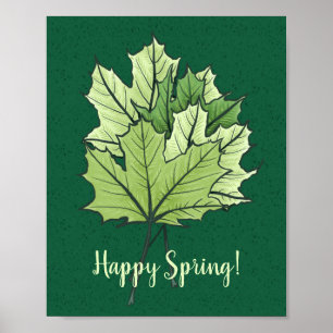 Poster Primavera Feliz do Mapeamento Verde