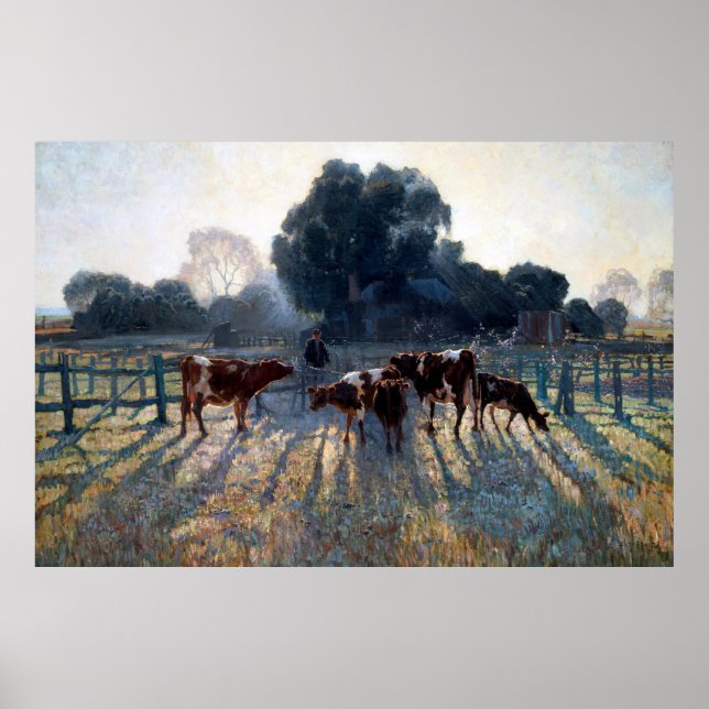 Poster Primavera Frost Elioth Gruner 1919 Arte Australian (Frente)