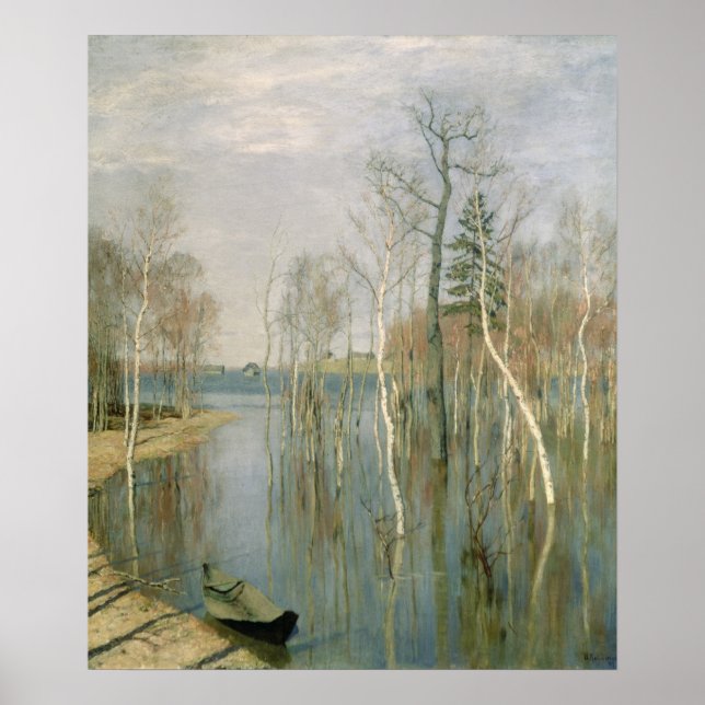Pôster Primavera, High Water, 1897 (Frente)