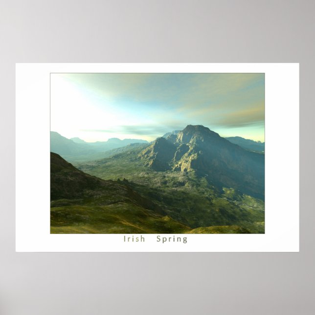 Poster Primavera irlandês (Frente)