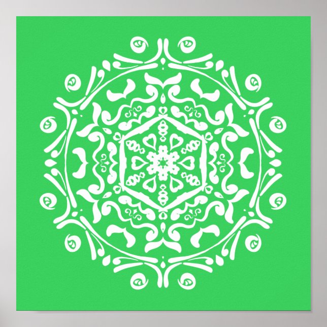 Pôster Primavera Mandala (Frente)