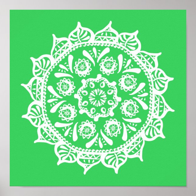Pôster Primavera Mandala (Frente)