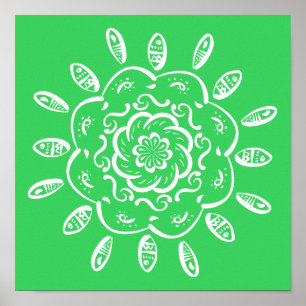 Pôster Primavera Mandala