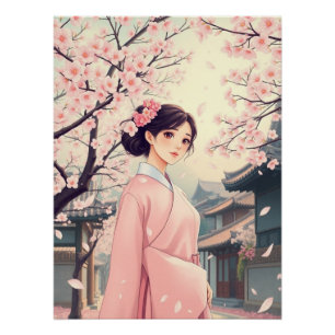 Pôster Primavera na coreia