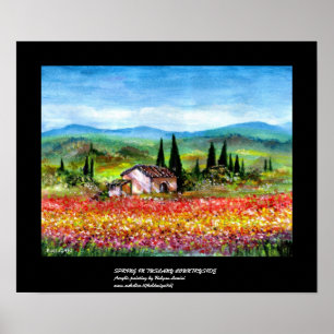 POSTER PRIMAVERA NA TOSCANA 2