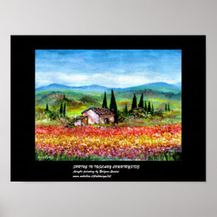 POSTER PRIMAVERA NA TOSCANA 2