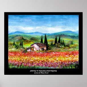 POSTER PRIMAVERA NA TOSCANA 2
