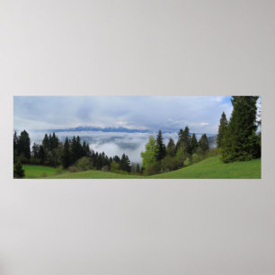 Poster Primavera nas montanhas de Pieniny