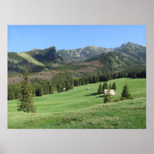 Poster Primavera nas montanhas Tatras