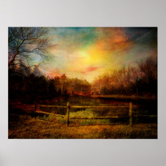 Pôster Primavera no Lago Superior