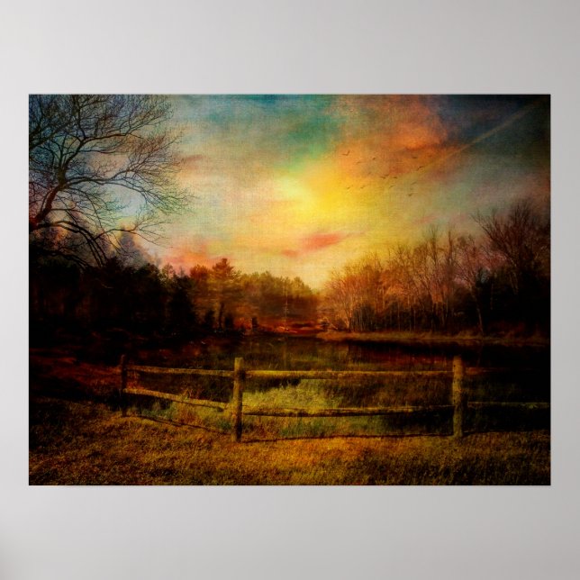 Pôster Primavera no Lago Superior (Frente)