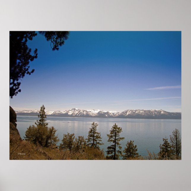 Pôster Primavera no lago Tahoe (Poster) (Frente)
