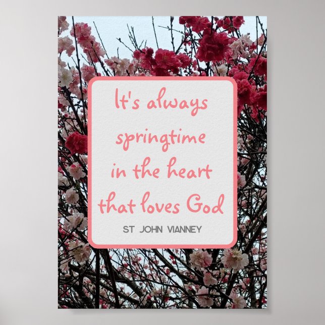 Poster Primavera Sakura (Frente)