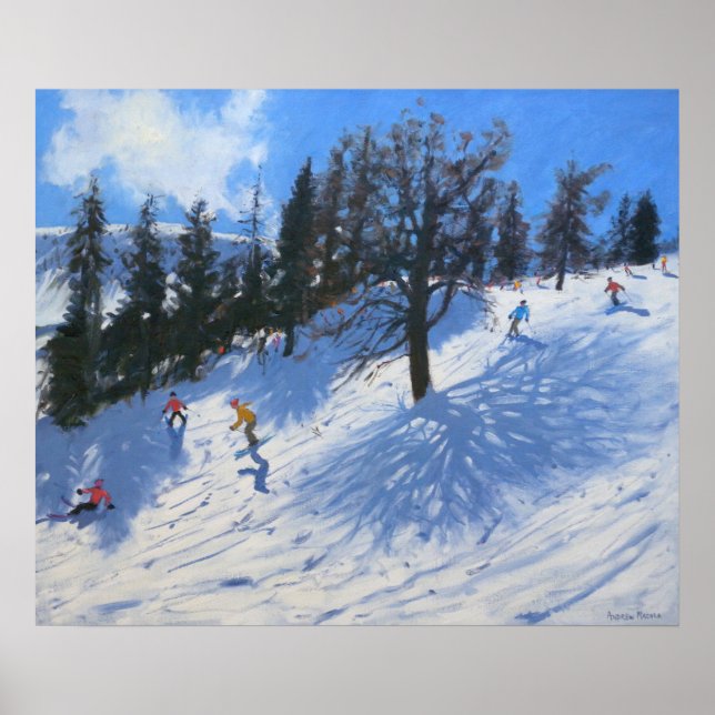 Poster Primavera skiers Verbier 2010 (Frente)