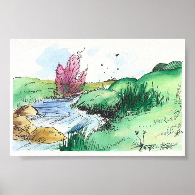 Pôster Primavera Stream (Frente)